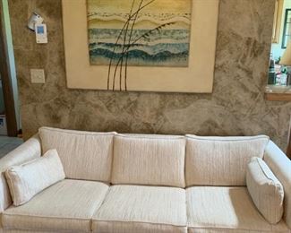 Sofa, large wheat painting