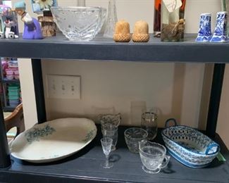 glassware and decor