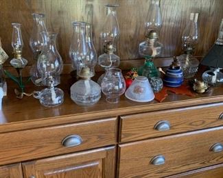 oil lamp collection