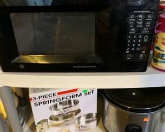 GE microwave, crock pot