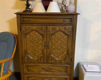 Wooden storage cabinet