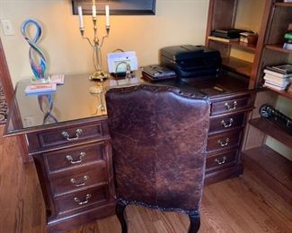 Executive desk & chair.