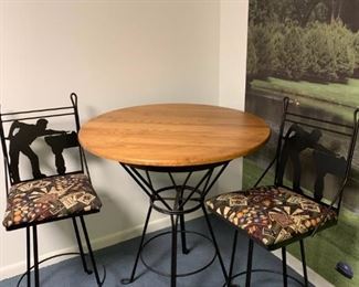 Three piece bistro set.