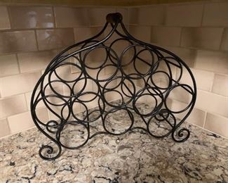 Wine rack.
