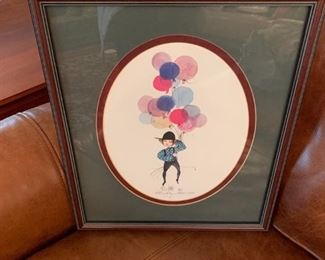 P. Buckley Moss signed print.