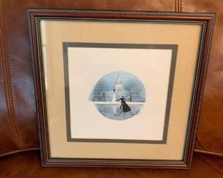 P. Buckley Moss signed print.