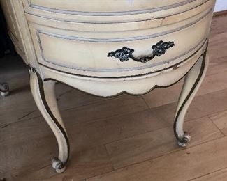 Marble top French Provencial end tables