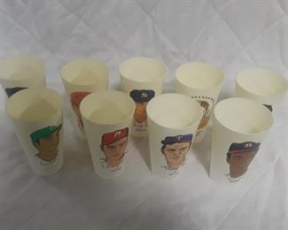 Vintage Baseball Cups 