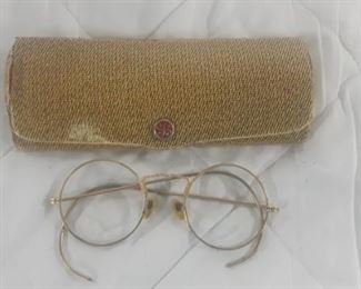 Antique Glasses with Case 