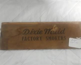 Dixie Maid Cigar Sign 