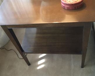 PAIR OF MAHOGANY SIDE TABLES, GREAT CONDITION