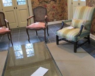 CHAIRS & COFFEE TABLE