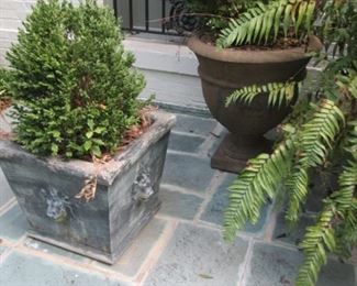 CONCRETE & IRON PLANTERS