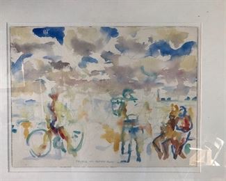 Fred Mitchell watercolor 