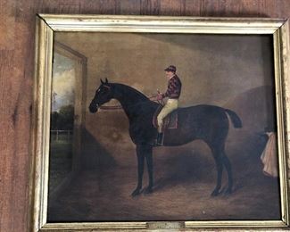 James Clarke horse painting