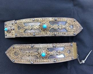 Middle Eastern belt buckles 