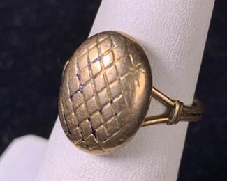 003 European 14K Gold Ring