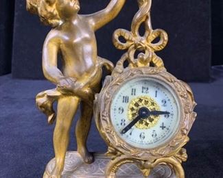 032 New Haven Clock Company Cherub Clock