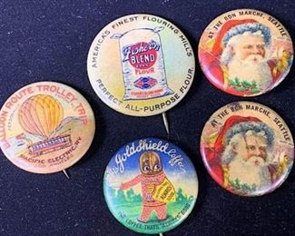042 Antique Advertising Pins Bon Marche Others