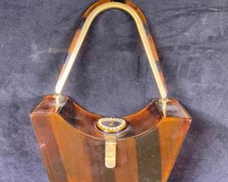 054 Vintage Lucite Purse