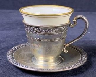 066 Sterling Lenox Teacup