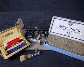 073 Gillette Rolls Safety Razor Vintage