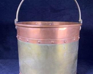 084 Copper Brass Bucket