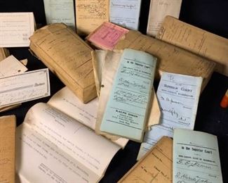 Ephemera from Seattle Attorney 1902-1904