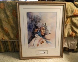 "Spirit of the White Buffalo" by Mary Selfridge. Edition 27/250