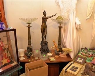 Diane bronze statue by Aichele