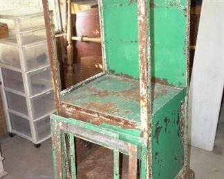 Metal cabinet (mid restoration)