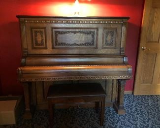 Antique Harrington Upright Piano , Excellent Condition $1,500.00 Buy it now!!!