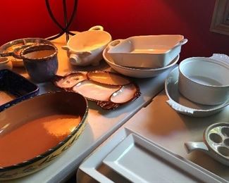 White Tableware, Pottery