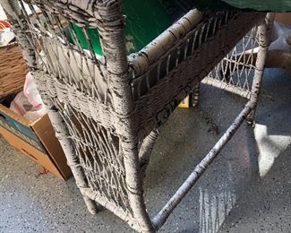 Wicker Plant Stand
