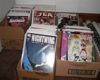 collection of comic books