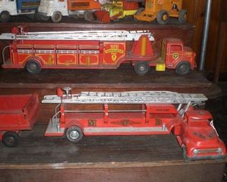 Lumar hook and ladder truck and others