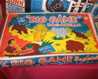 The Big Game by Bagatelle marble pin ball MIB