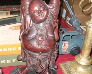 rosewood carved Buddha 