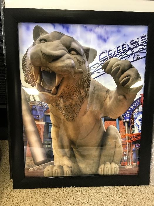 Detroit Tigers framed art