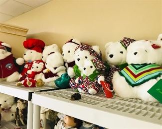 Santa bears, Santa bear family