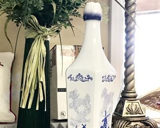 Candle stick, decorative bottle