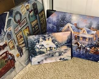 Musical Christmas wall decor