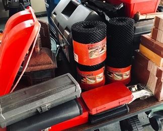 Garages items, tools