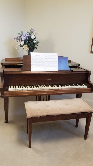 Beautiful Whitney Baby Grand Piano