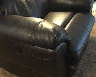 Over sized chair with motorized feature 