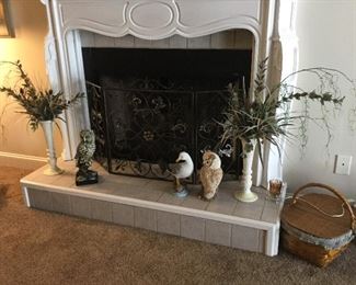 2 identical fireplace screens available 