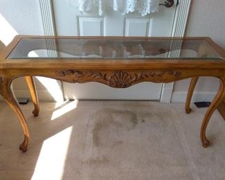 Glass Topped Sideboard