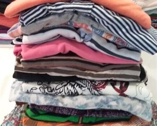 Womens Striped Shirts and More Size M