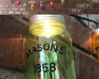 Contemporary Mason Jar String of Lights