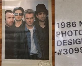 1986 U2 poster